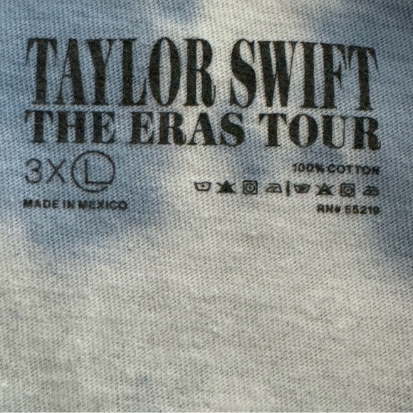 Taylor Swift Tie-Dye Tank Top EXCLUSIVE to stadium shows Size 3XL - Picture 4 of 6